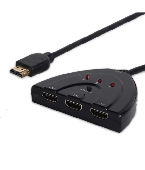 Iconnect World Hdtv Hdmi Splitter Box With 1 Input And 3 Output