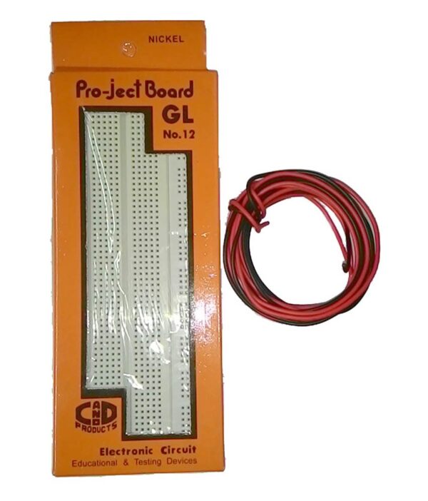 Easy Electronics Breadboard (Project Board) with Wire- white