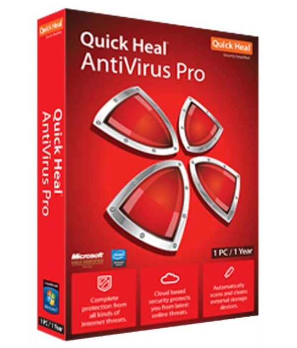 Quick Heal Antivirus Pro Latest Version 1 PC 1 Year
