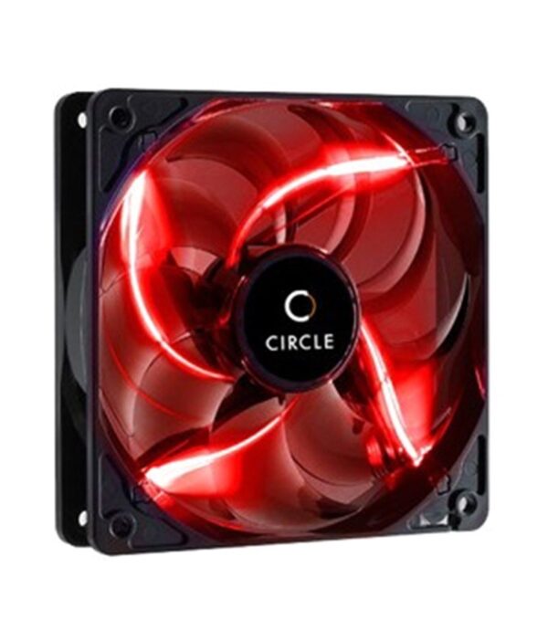 Circle Stay Cool C-12 120mm Red Led Case Cabinet Fan