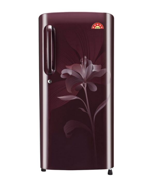LG 190 LTR 5 Star GL-B201ASLN Direct Cool Refrigerator - Scarlet Lily