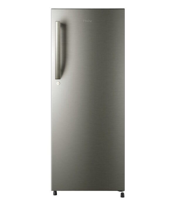 Haier 195 LTR HRD-2157BS-R Direct Cool Refrigerator - Brushed Silver