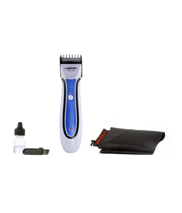 Nova NHT-1062 Professional Beard Trimmer - White and Blue