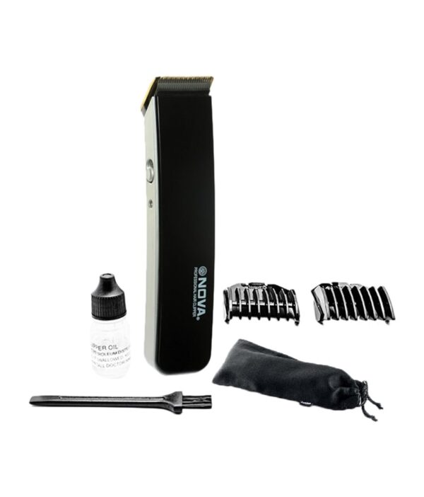Nova NHT 1070-00 Black Titanium Trimmer For Men