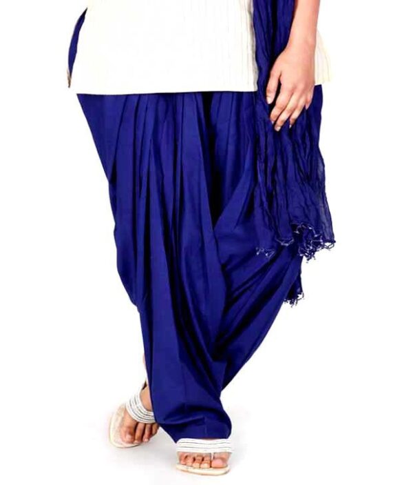 Pistaa Royal Blue Patiala Salwar With Dupatta