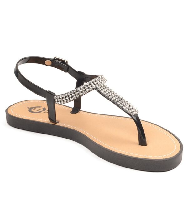 Carlton London Black Flat Slip-on