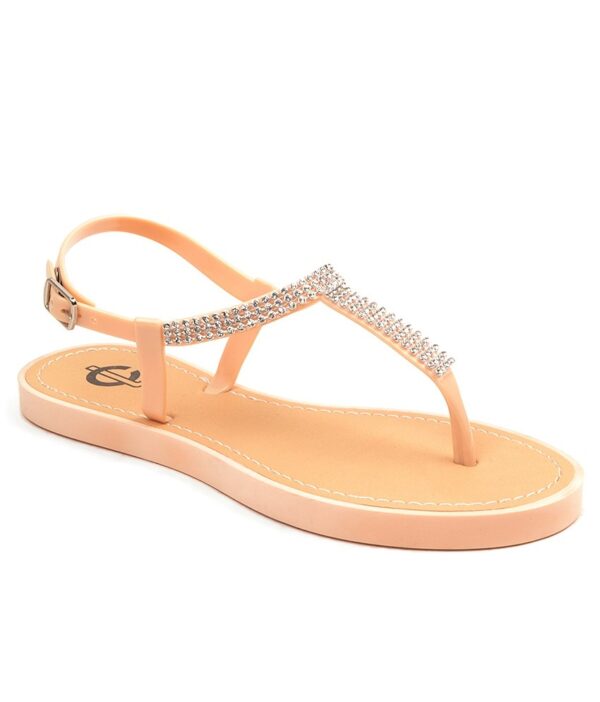 Carlton London Beige Flat Slip-on
