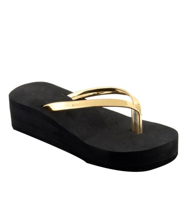 Shoe Lab Gold Slippers