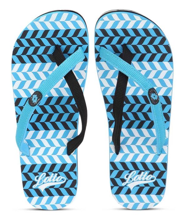 Lotto Venecia Blue and Black Flip Flops