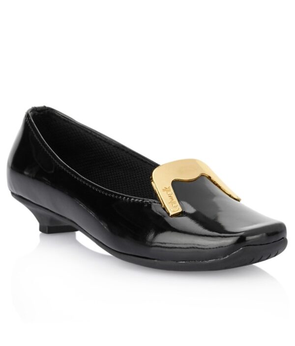 Catwalk Black Kitten Heeled Formals