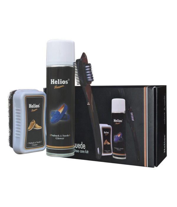 Helios Multicolour Nubuck and Suede Mega Shoe Care Kit