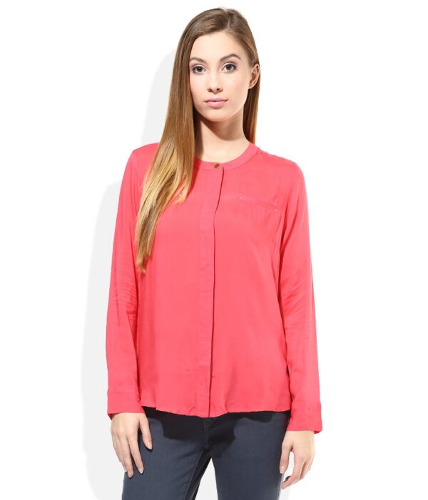 Lee Pink Round Neck Shirts