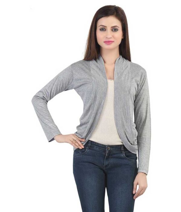 Bfly Gray Viscose Shrugs