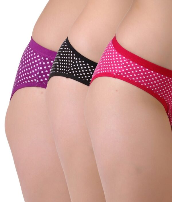 YOURSECRET INNERWEAR Multi Color Cotton Panties Pack of 3