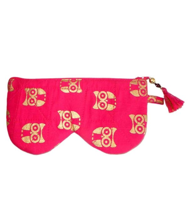 Needlecrest Pink Sunglass Pouch
