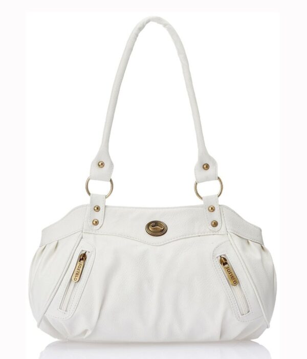 Fostelo White Shoulder Bag