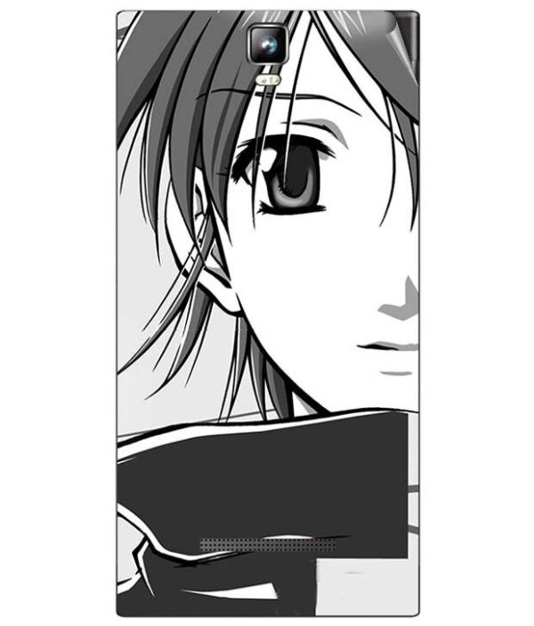 Snooky Digital Print Mobile Skin Sticker For Lava Iris 504Q Plus