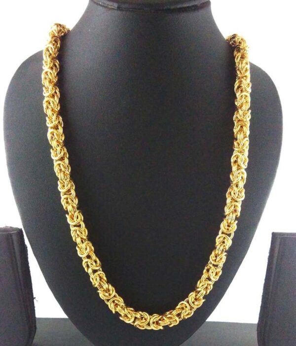 Anvi Jewellers Brass Gold Plated Chain