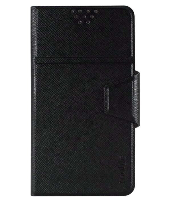 Molife Universal   Flip Cover For Swipe Junior  - Black