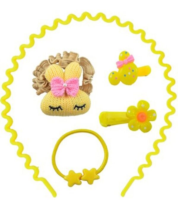 ANGEL GLITTER Yellow Cute Kitten Combo Of 5""