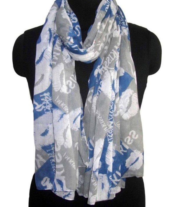 KE Lips Print Stole