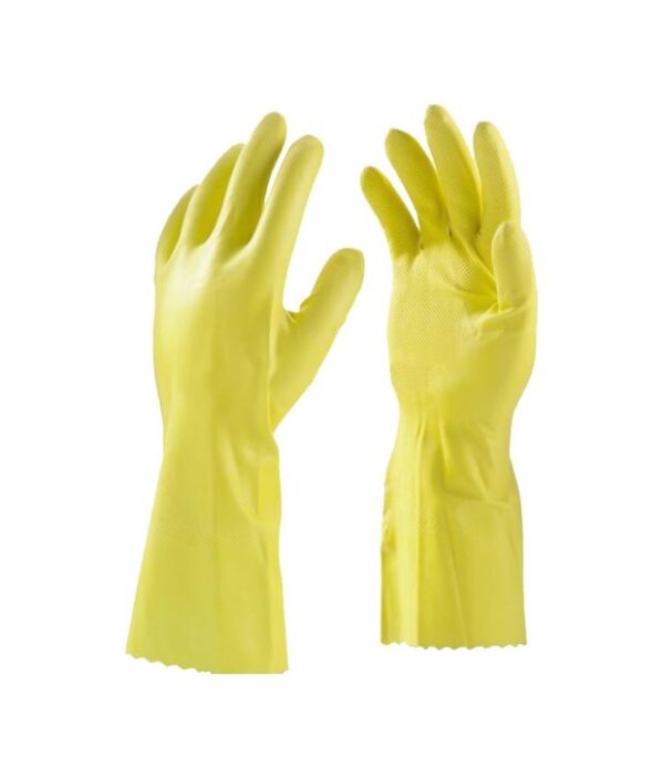 Dhandistribuer Yellow Non Leather Summer Safety Gloves For Women