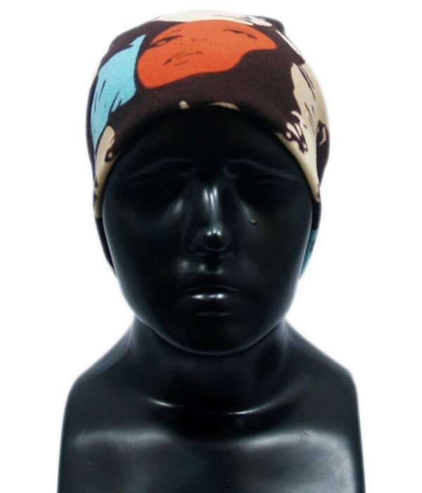 Vr Designers Multicolour Polyester Skull Cap For Women