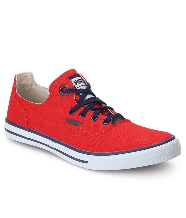 Puma Red Canvas Shoes