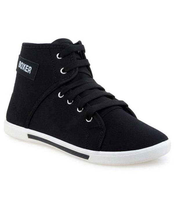 Super Matteress Black Sneaker Shoes