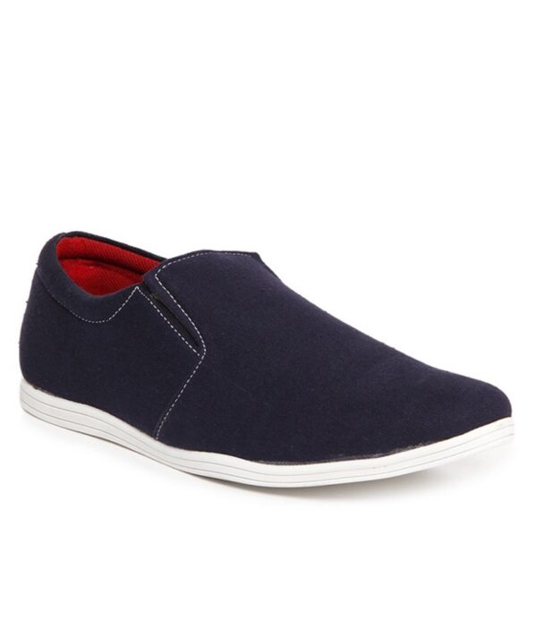 Zapatoz Navy Slip-on Shoes