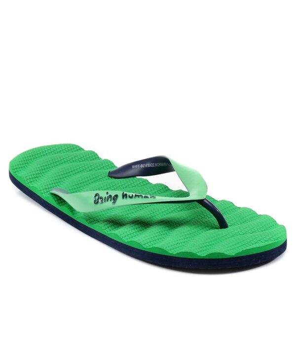 Being Human Green Flip Flops