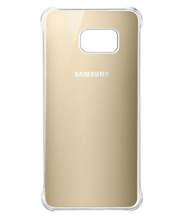 Samsung Back Cover For Samsung Galaxy S6 Edge + (golden)