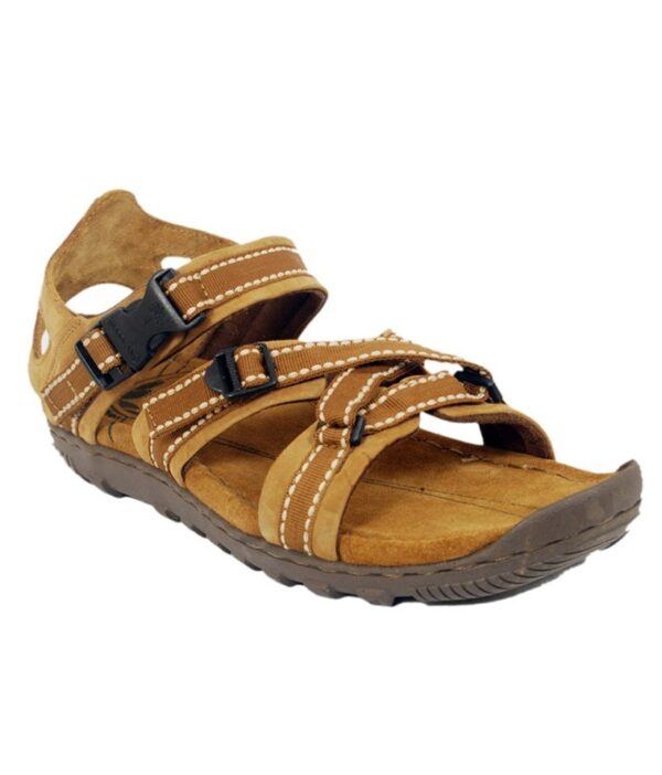 Woodland Camel Leather Sandals