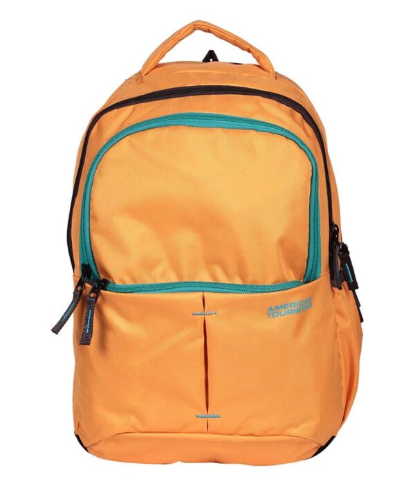 American Tourister Yellow Polyester Backpack