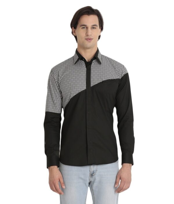 Baist Masters Black Cotton  Shirt