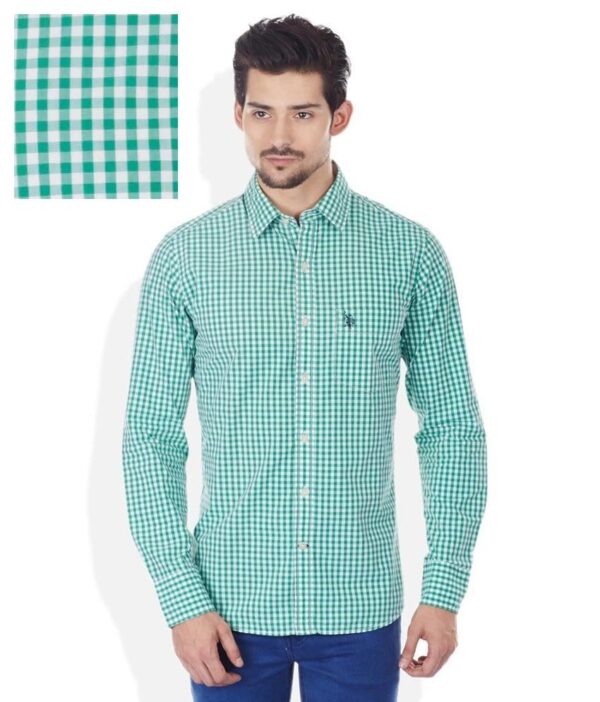 U.S. Polo Assn. Green Slim Fit Shirt