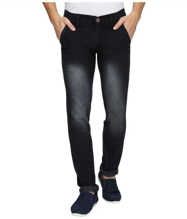 Wajbee Black Slim Fit Jeans