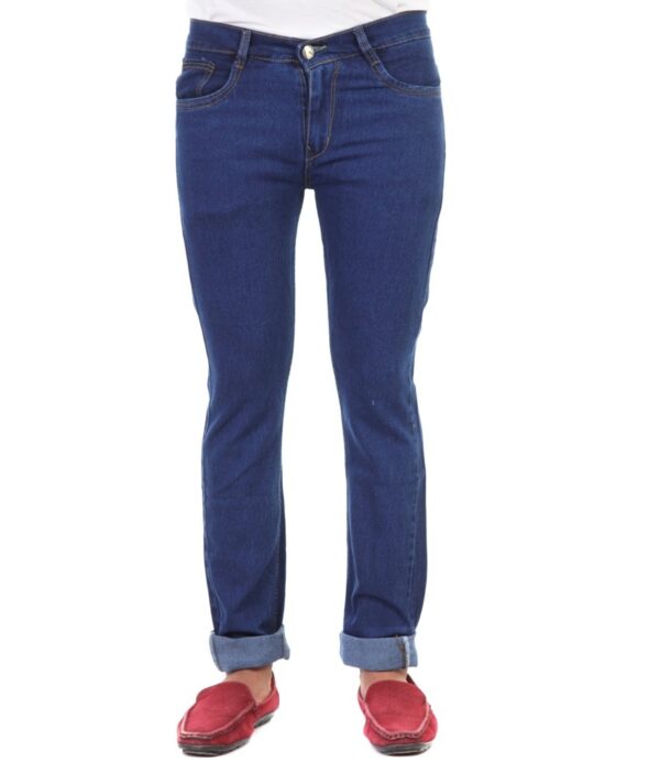 Haltung Streachable Dark Blue Cotton Blend Denim Jeans