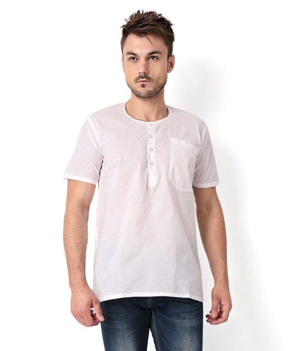 Mall4all White Daily Cotton Kurtas