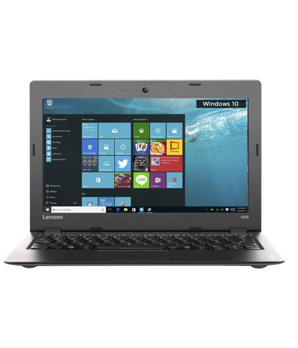 Lenovo Ideapad 100S-11IBY Notebook (80R200AVIH) (Intel Atom- 2GB RAM- 32GB eMMC- 29.46 cm (11.6)- Windows 10) (Silver)