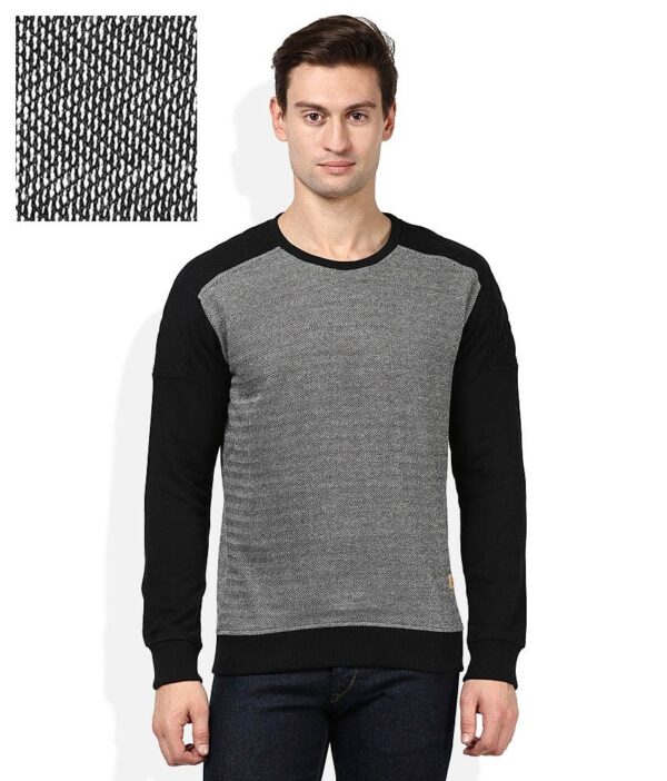 United Colors Of Benetton Grey Solid Sweatshirt