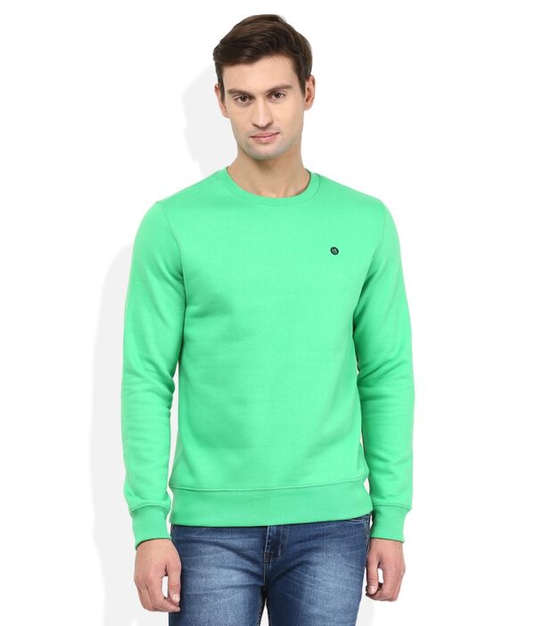 American Swan Green Round Neck Sweatshirt
