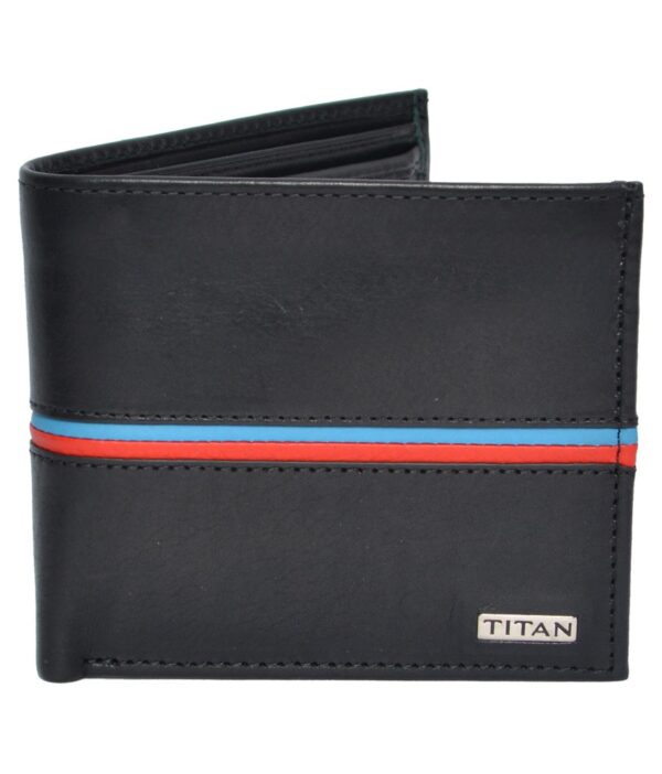 Titan Black Leather Formal Wallet