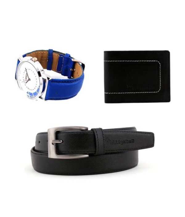 Elligator Belt, Wallet And Lotto Watch Combo