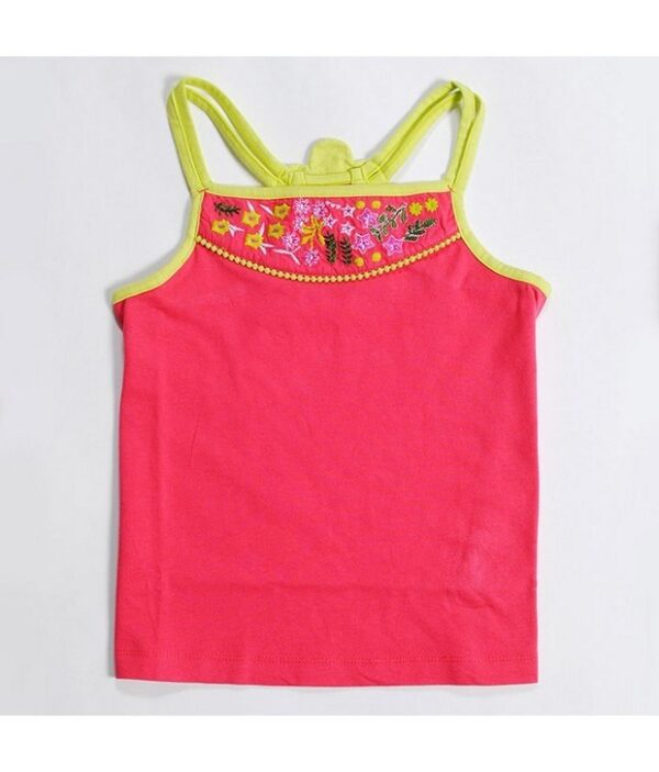 uti Nati back flower patch embroidery dress