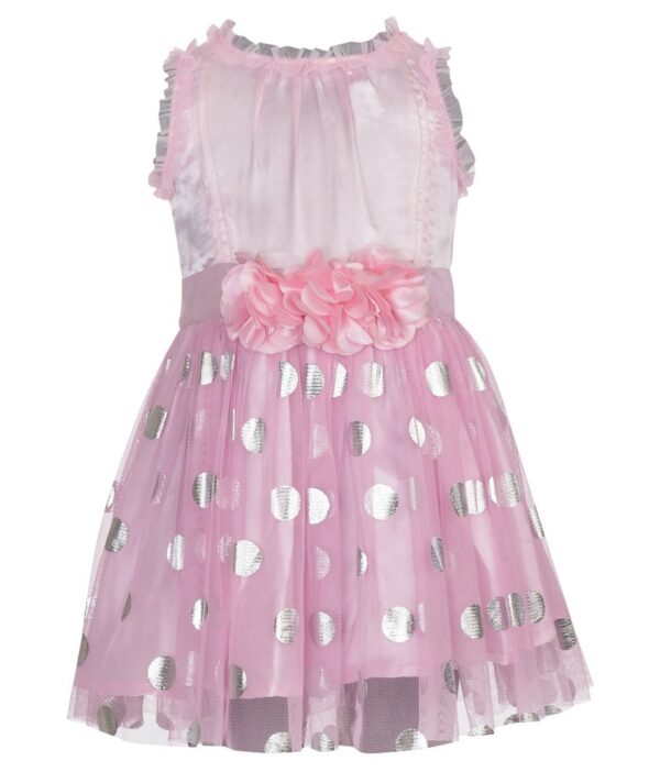 Toy Balloon Kids Pink Satin Frock