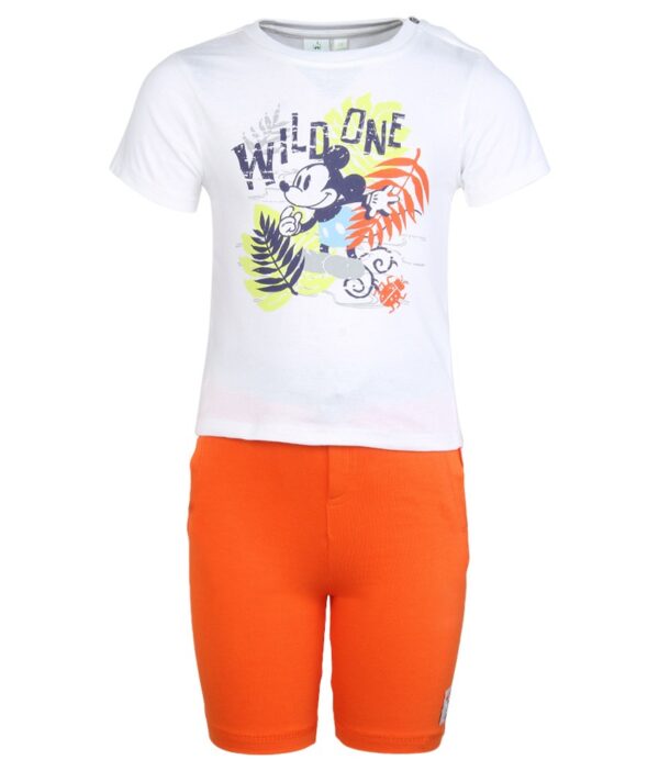 Disney White Tops & Bottoms Set