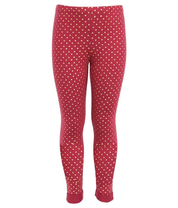 United Colors Of Benetton Maroon Printed Leggings