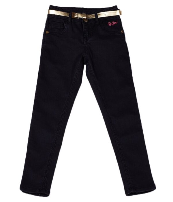 Gini & Jony Cotton Blue Jeggings for Girls