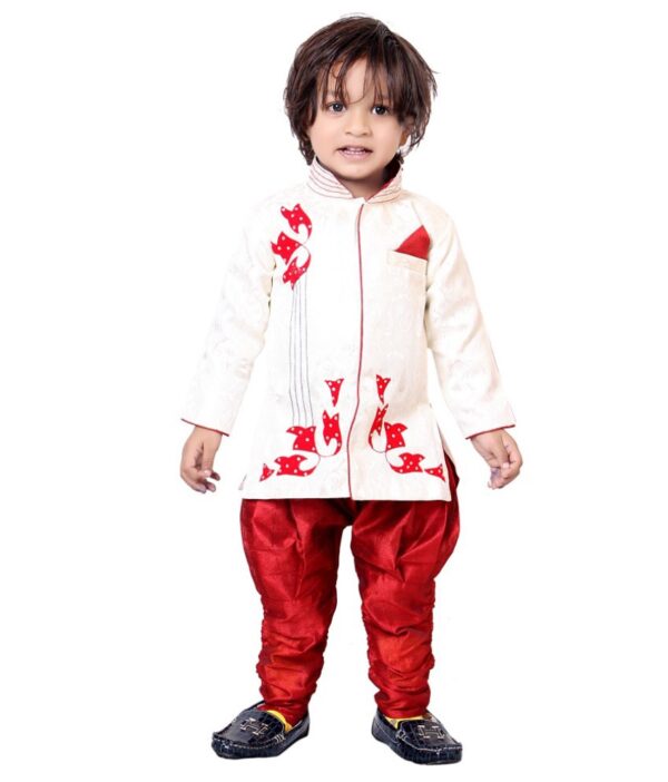 Tiny Toon Red Kurta Pajamas For Boys